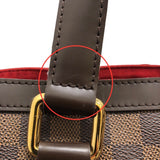 ルイ・ヴィトン LOUIS VUITTON ハムステッドPM N51205 ブラウン ダミエキャンバス PVC レディース ハンドバッグ