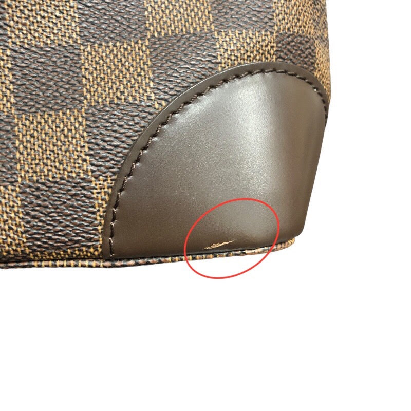 ルイ・ヴィトン LOUIS VUITTON ハムステッドPM N51205 ブラウン ダミエキャンバス PVC レディース ハンドバッグ
