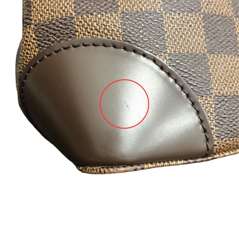 ルイ・ヴィトン LOUIS VUITTON ハムステッドPM N51205 ブラウン ダミエキャンバス PVC レディース ハンドバッグ