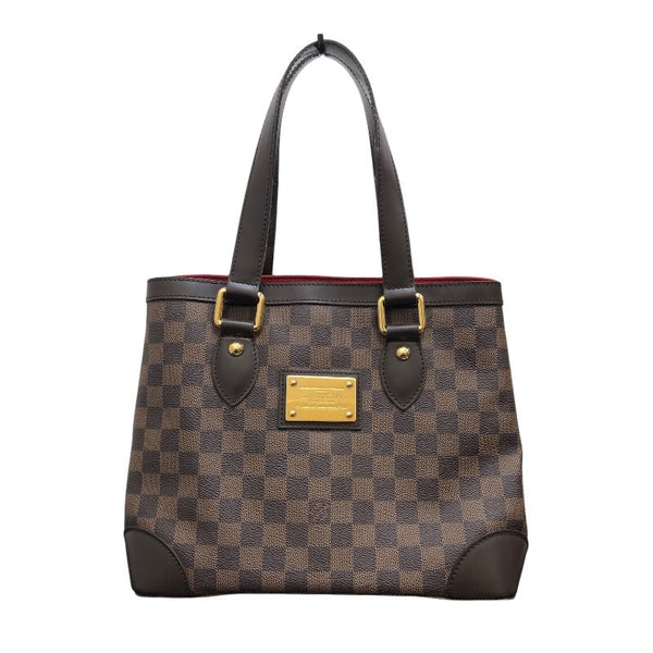 ルイ・ヴィトン LOUIS VUITTON ハムステッドPM N51205 ブラウン ダミエキャンバス PVC レディース ハンドバッグ