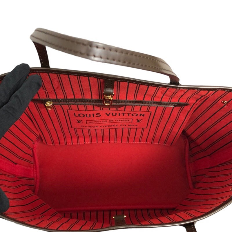 ルイ・ヴィトン LOUIS VUITTON ネヴァーフルMM N40599 ブラウン ダミエキャンバス PVC レディース ハンドバッグ