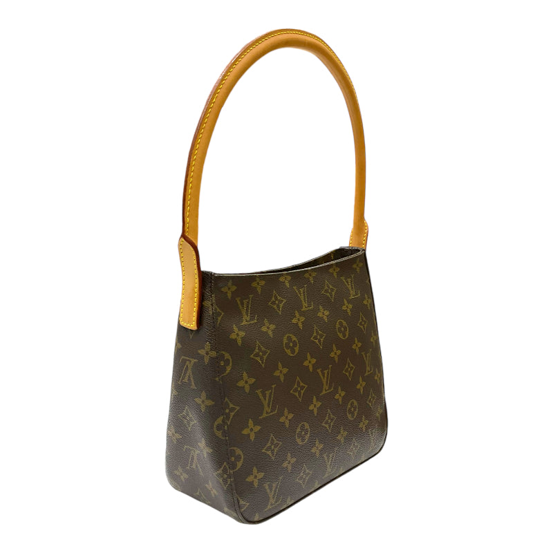 ルイ・ヴィトン LOUIS VUITTON ルーピングMM M51146 ブラウン モノグラム・キャンバス/レザー   レディース ショルダーバッグ