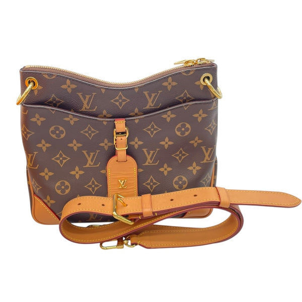 ルイ・ヴィトン LOUIS VUITTON オデオンNM PM M45354 ブラウン モノグラムキャンバス レディース ショルダーバッグ
