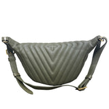 ルイ・ヴィトン LOUIS VUITTON ニューウェーブ・バムバッグ M55528 カーキ レザー メンズ ショルダーバッグ