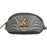 ルイ・ヴィトン LOUIS VUITTON ニューウェーブ・バムバッグ M55528 カーキ レザー メンズ ショルダーバッグ