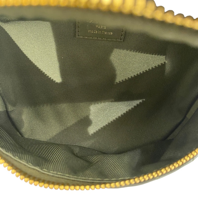 ルイ・ヴィトン LOUIS VUITTON ニューウェーブ・バムバッグ M55528 カーキ レザー メンズ ショルダーバッグ