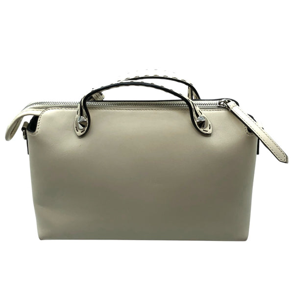 フェンディ FENDI バイザウェイミディアム 8BL148 アイボリー レザー レディース ハンドバッグ