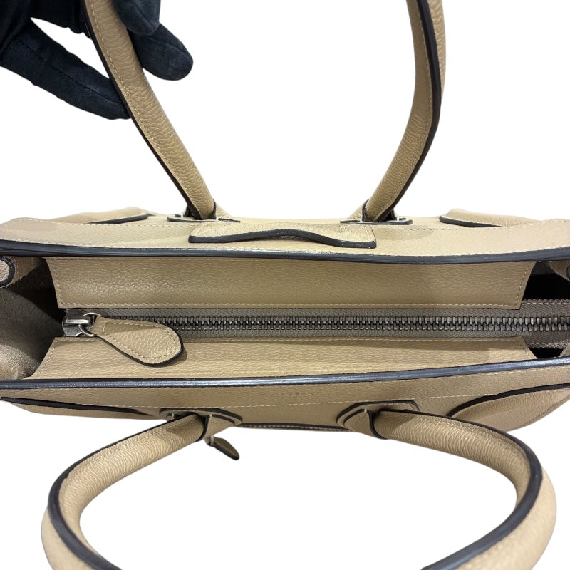 完売前に 人気 1点モノ セリーヌ ラゲージ ハンド バック Celine Luggage Micro Shopper Light Blue Women's Handbag