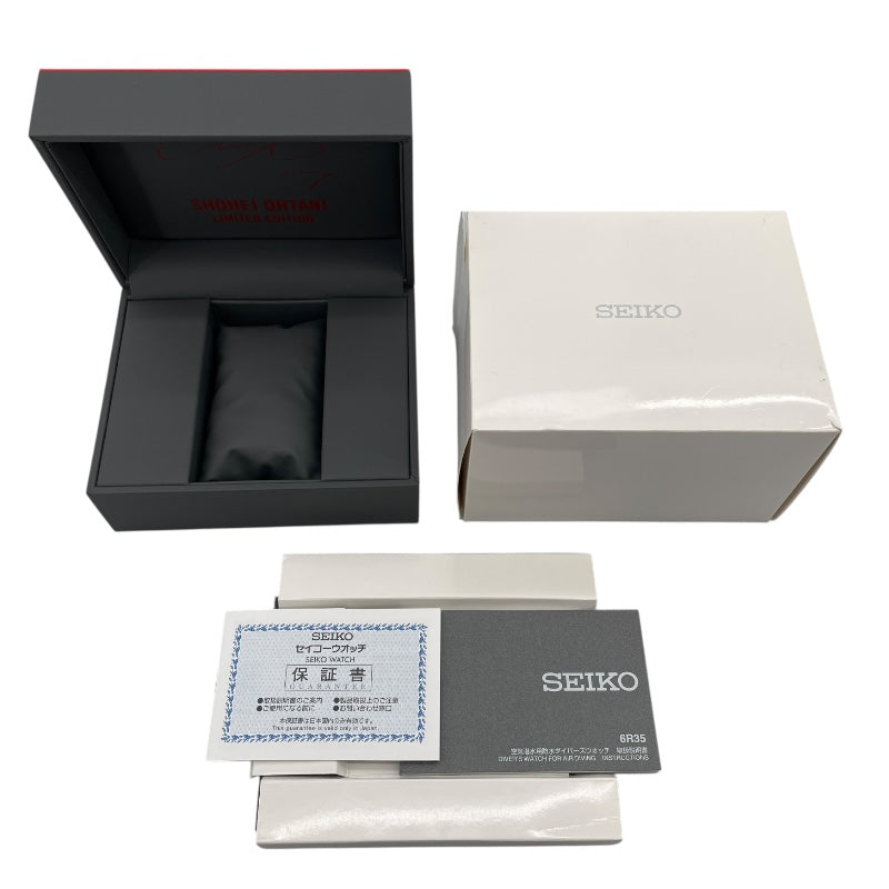 セイコー SEIKO プロスペックス ダイバー スキューバ 大谷翔平 2023 SBDC191 グレー SS 自動巻き メンズ 腕時計