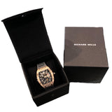 リシャール・ミル RICHARD MILLE トゥールビヨン デュアルタイムゾーン RM003 ブラック K18PG/ラバーベルト 自動巻き メンズ 腕時計