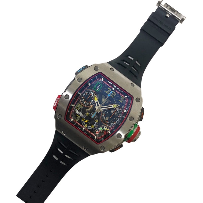 リシャール・ミル RICHARD MILLE スプリットセコンド RM65-01Ti チタン/ラバー 自動巻き メンズ 腕時計