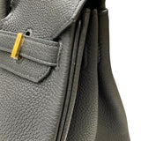 エルメス HERMES バーキン25 W刻印 ブラック ゴールド金具 トゴ レディース ハンドバッグ