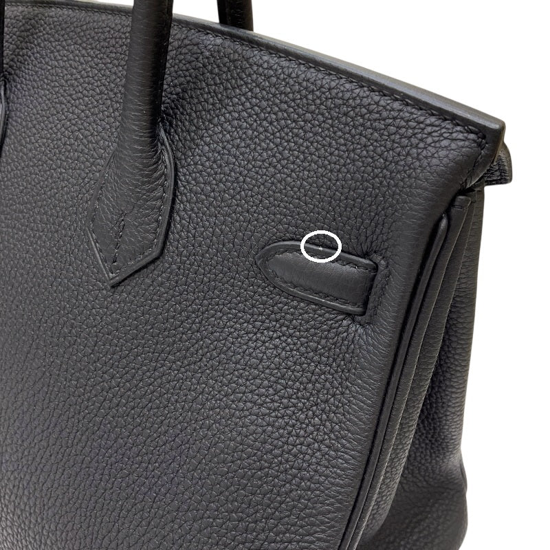エルメス HERMES バーキン25 W刻印 ブラック ゴールド金具 トゴ レディース ハンドバッグ