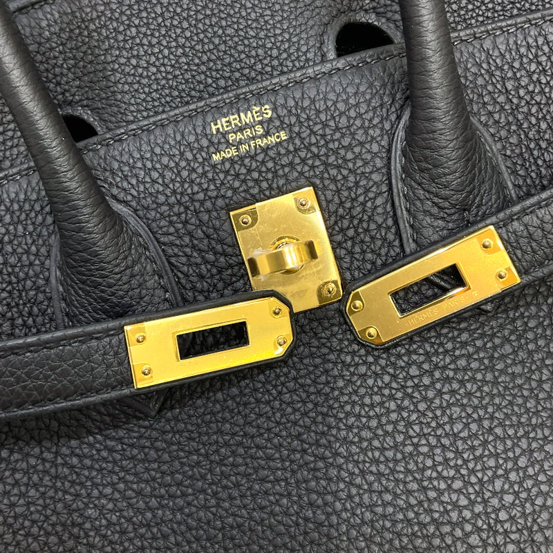 エルメス HERMES バーキン25 W刻印 ブラック ゴールド金具 トゴ レディース ハンドバッグ