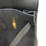 エルメス HERMES バーキン25 W刻印 ブラック ゴールド金具 トゴ レディース ハンドバッグ