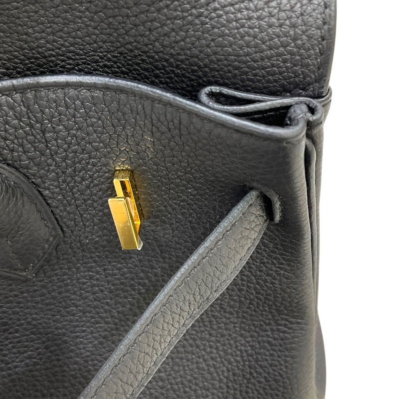 エルメス HERMES バーキン25 W刻印 ブラック ゴールド金具 トゴ レディース ハンドバッグ