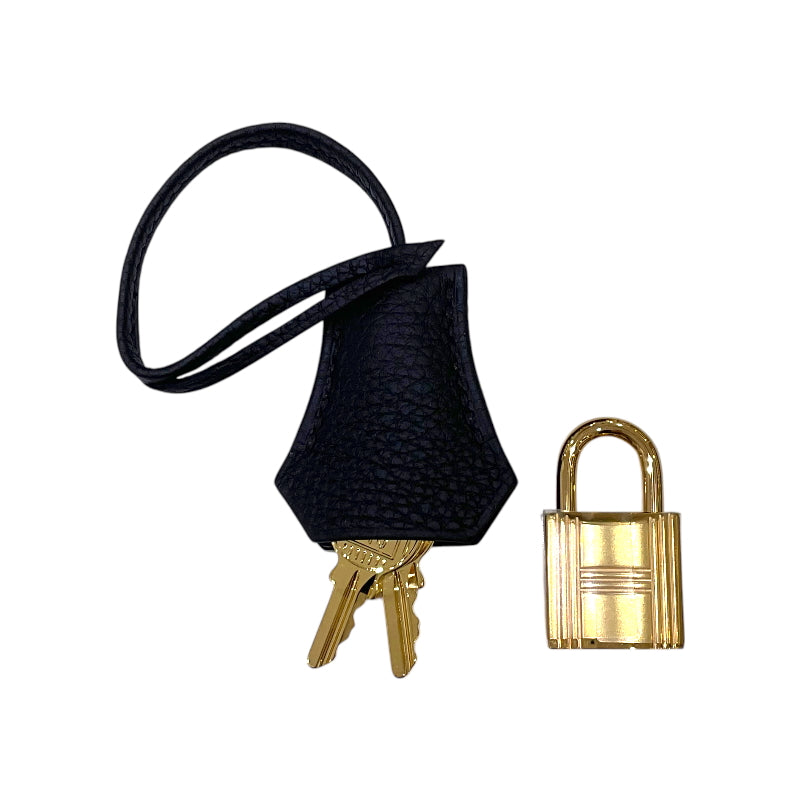 エルメス HERMES バーキン25 W刻印 ブラック ゴールド金具 トゴ レディース ハンドバッグ