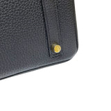 エルメス HERMES バーキン25 W刻印 ブラック ゴールド金具 トゴ レディース ハンドバッグ