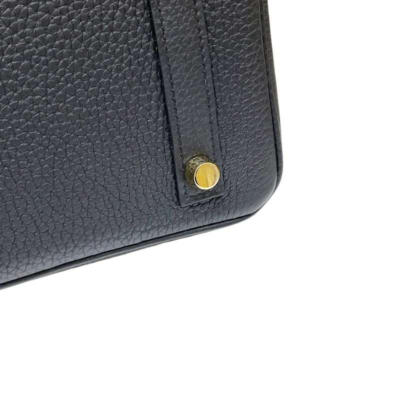 エルメス HERMES バーキン25 W刻印 ブラック ゴールド金具 トゴ レディース ハンドバッグ