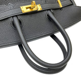 エルメス HERMES バーキン25 W刻印 ブラック ゴールド金具 トゴ レディース ハンドバッグ