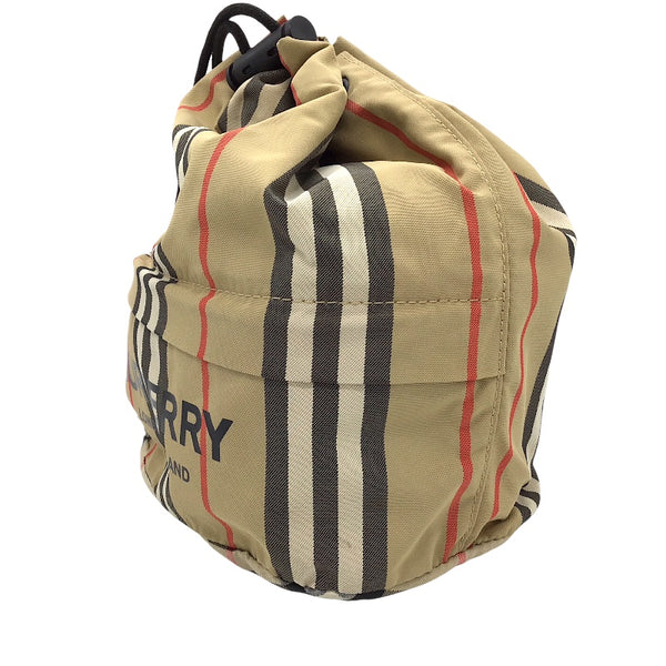 バーバリーロンドン  BURBERRY LONDON ノバチェックポーチ ベージュ ナイロン/キャンバス ユニセックス ポーチ