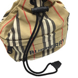 バーバリーロンドン  BURBERRY LONDON ノバチェックポーチ ベージュ ナイロン/キャンバス ユニセックス ポーチ