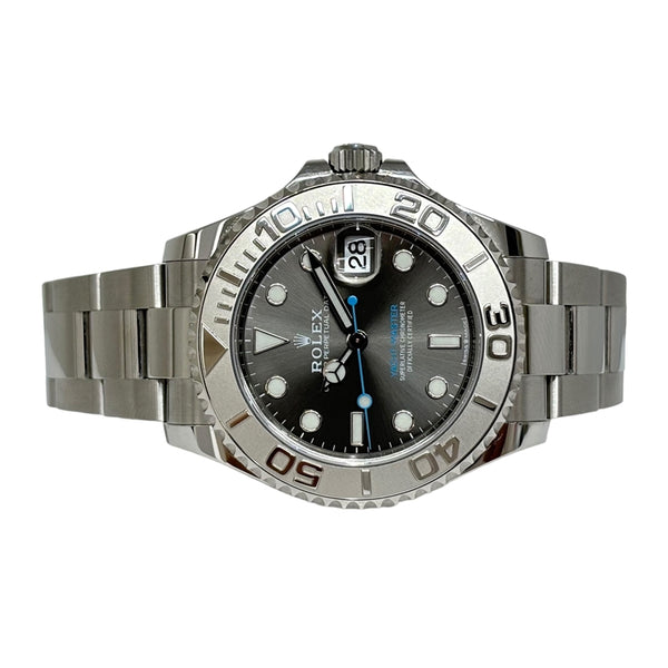 ロレックス ROLEX ヨットマスター37 ランダムシリアル　スレート 268622 SS/PT レディース 腕時計