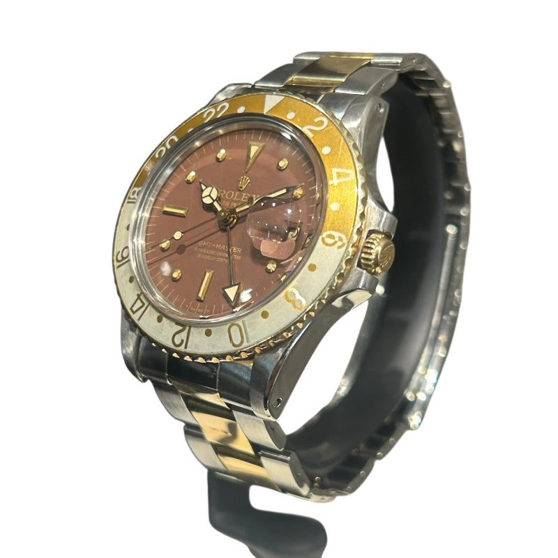 ロレックス ROLEX GMTマスター フジツボ 1675/3 K18YG/SS 自動巻き メンズ 腕時計