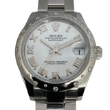 ロレックス ROLEX デイトジャスト31 ランダムシリアル 278344RBR ホワイト K18WG/SS 自動巻き レディース 腕時計