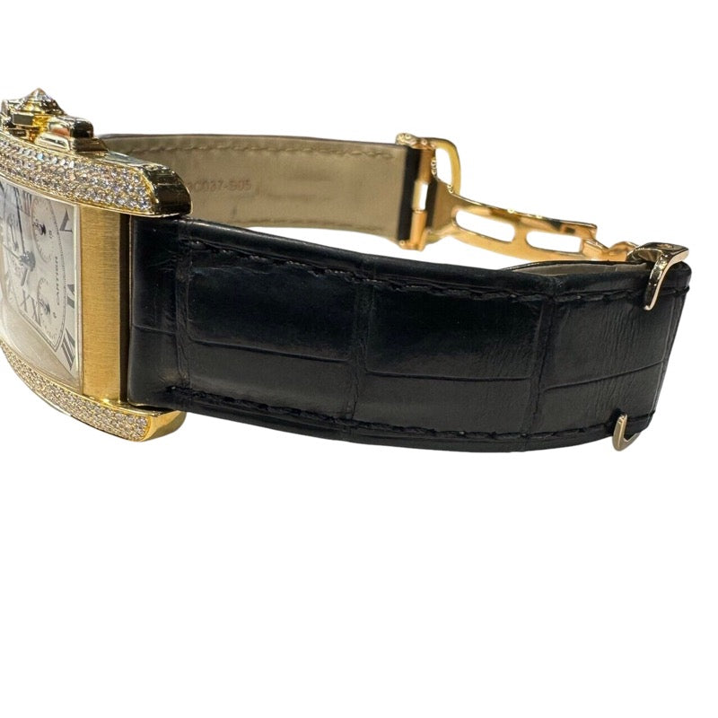 カルティエ Cartier タンク アメリカン クロノリフレックスLM