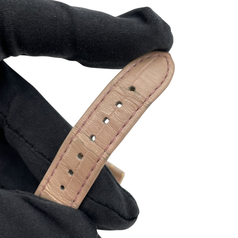 ルイ・ヴィトン LOUIS VUITTON タンブールPMサクラピンクシェル Q1K09 ピンク K18PG クオーツ レディース 腕時計
