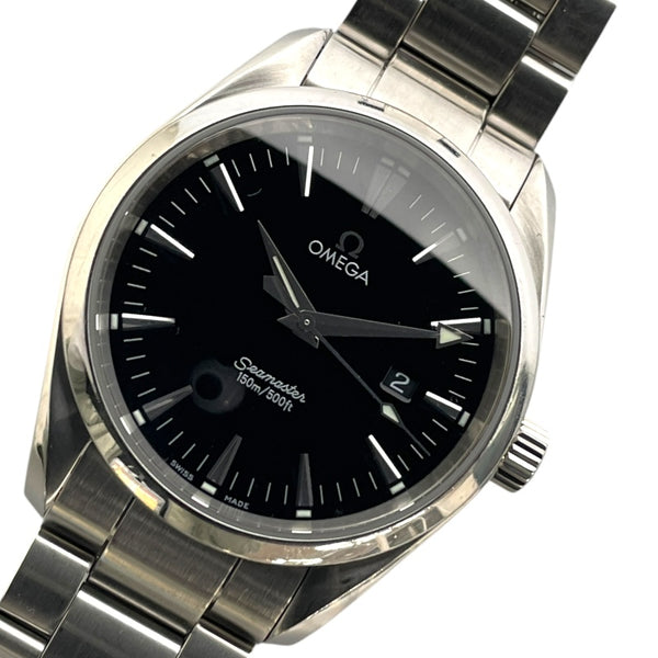 オメガ OMEGA シーマスター アクアテラ 2517.50 ブラック SS メンズ 腕時計