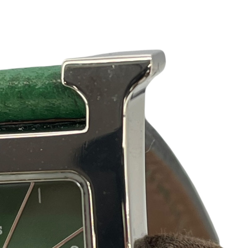 エルメス HERMES Hウォッチ HH1.210 ホワイト SS レディース 腕時計