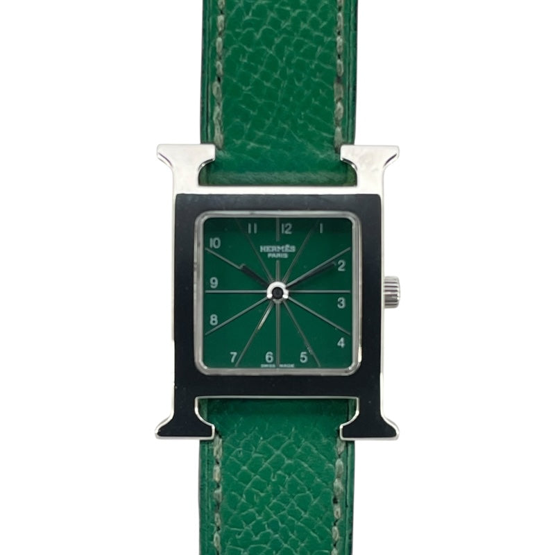 エルメス HERMES Hウォッチ HH1.210 ホワイト SS レディース 腕時計