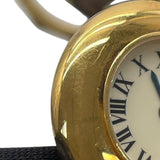カルティエ Cartier マストコリゼ 590002 ホワイト SV/GF クオーツ レディース 腕時計