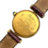 カルティエ Cartier マストコリゼ 590002 ホワイト SV/GF クオーツ レディース 腕時計