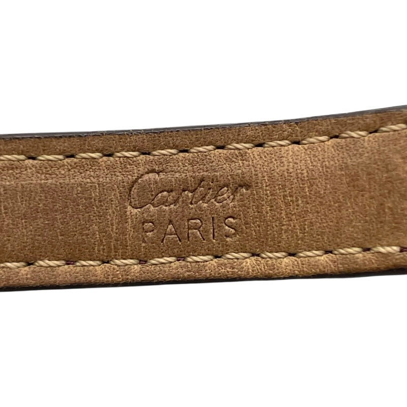 カルティエ Cartier マストコリゼ 590002 ホワイト SV/GF クオーツ レディース 腕時計