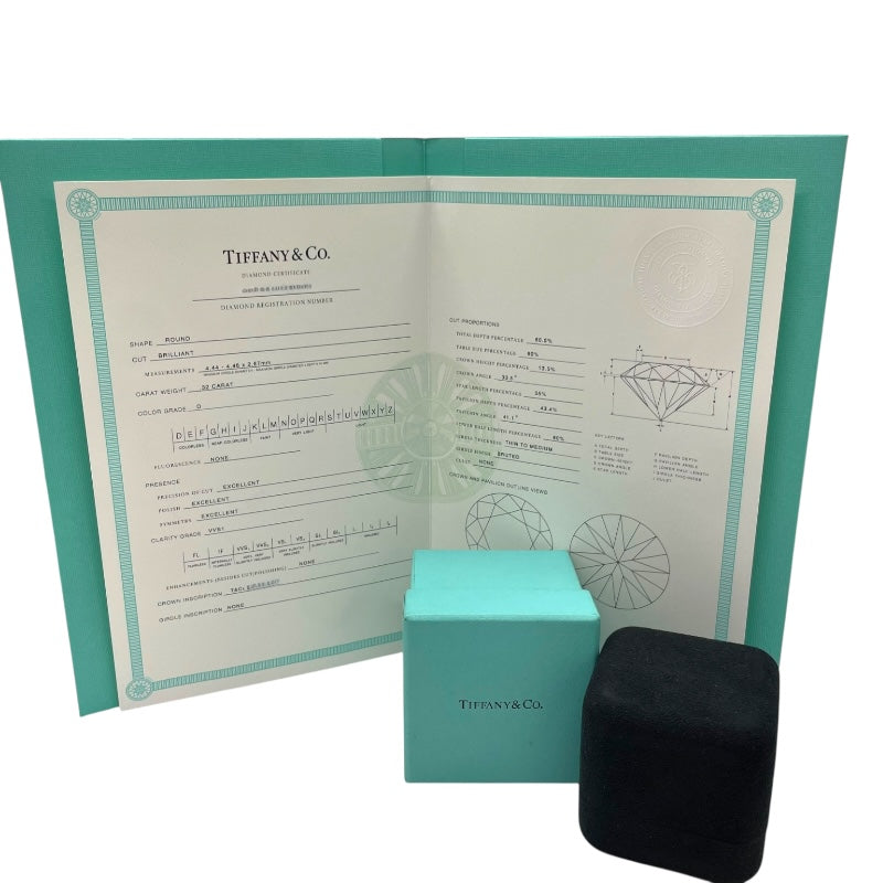 ティファニー TIFFANY＆CO ソリティアリング Pt950 ダイヤモンド ジュエリー