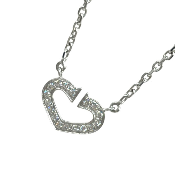 カルティエ Cartier Cハート ダイヤネックレス 750 ジュエリー