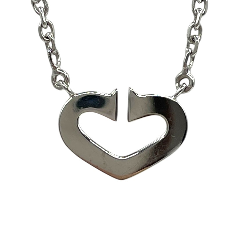 カルティエ Cartier Cハート ダイヤネックレス 750 ジュエリー