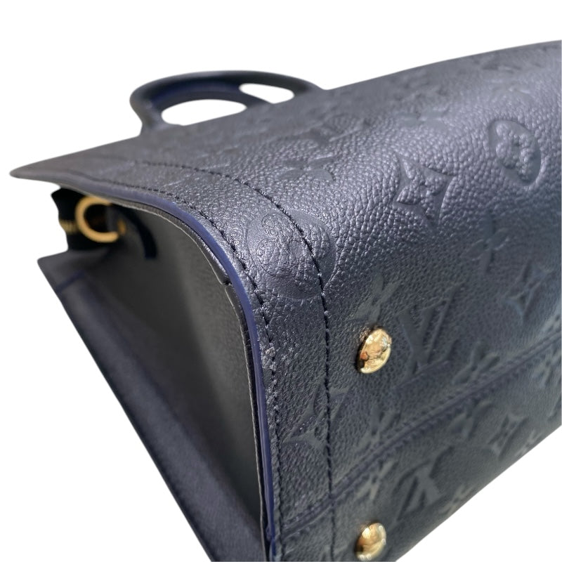 ルイ・ヴィトン LOUIS VUITTON スリーMM M54273 ネイビー アンプラント レディース トートバッグ