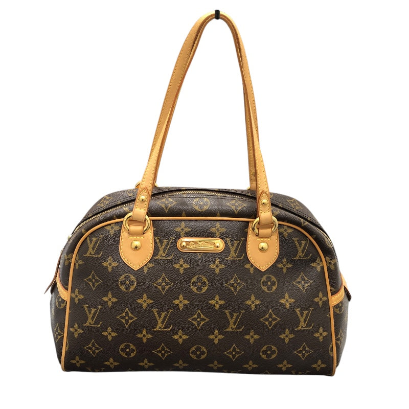 ルイ・ヴィトン LOUIS VUITTON モントルグイユPM M95565 ブラウン　ゴールド金具 モノグラム レディース ハンドバッグ