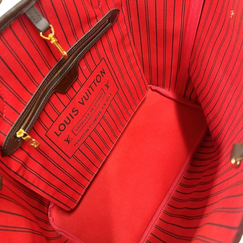 ルイ・ヴィトン LOUIS VUITTON ネヴァーフルMM N41358 エベヌ ダミエ・キャンバス/レザー レディース トートバッグ