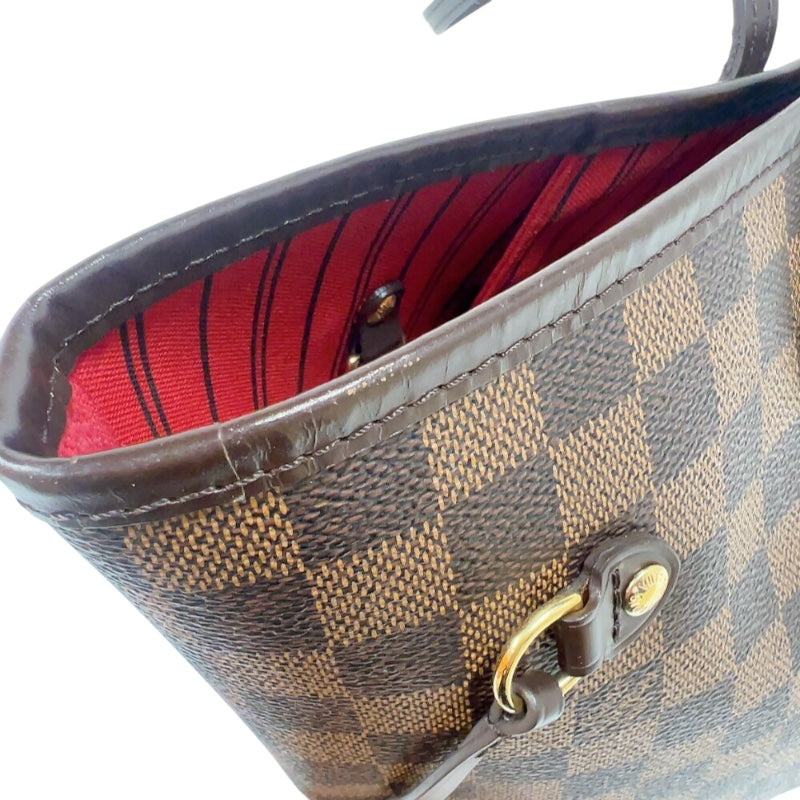 ルイ・ヴィトン LOUIS VUITTON ネヴァーフルMM N41358 エベヌ ダミエ・キャンバス/レザー レディース トートバッグ