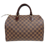 ルイ・ヴィトン LOUIS VUITTON スピーディ30 N41531 エベヌ ダミエ・キャンバス/レザー ユニセックス ボストンバッグ