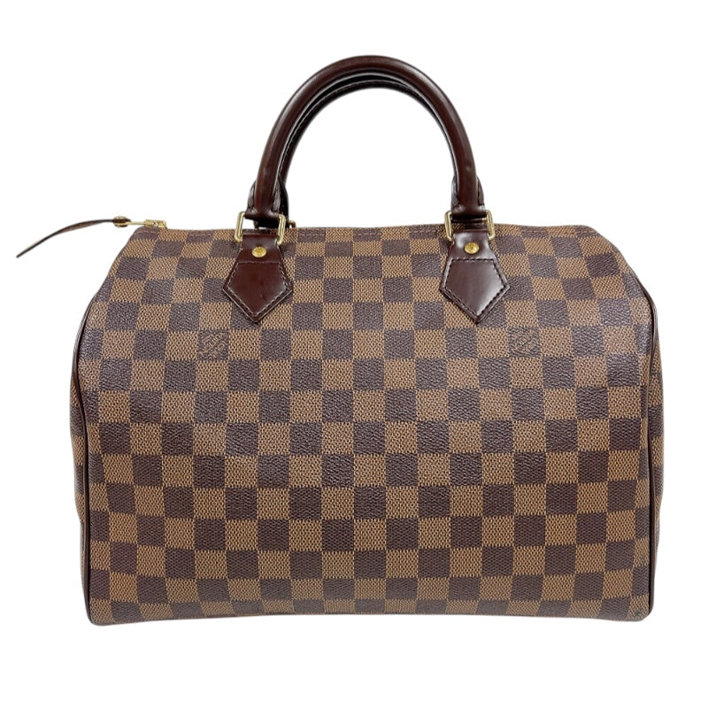 ルイ・ヴィトン LOUIS VUITTON スピーディ30 N41531 エベヌ ダミエ・キャンバス/レザー ユニセックス ボストンバッグ