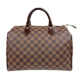 ルイ・ヴィトン LOUIS VUITTON スピーディ30 N41531 エベヌ ダミエ・キャンバス/レザー ユニセックス ボストンバッグ