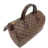 ルイ・ヴィトン LOUIS VUITTON スピーディ30 N41531 エベヌ ダミエ・キャンバス/レザー ユニセックス ボストンバッグ