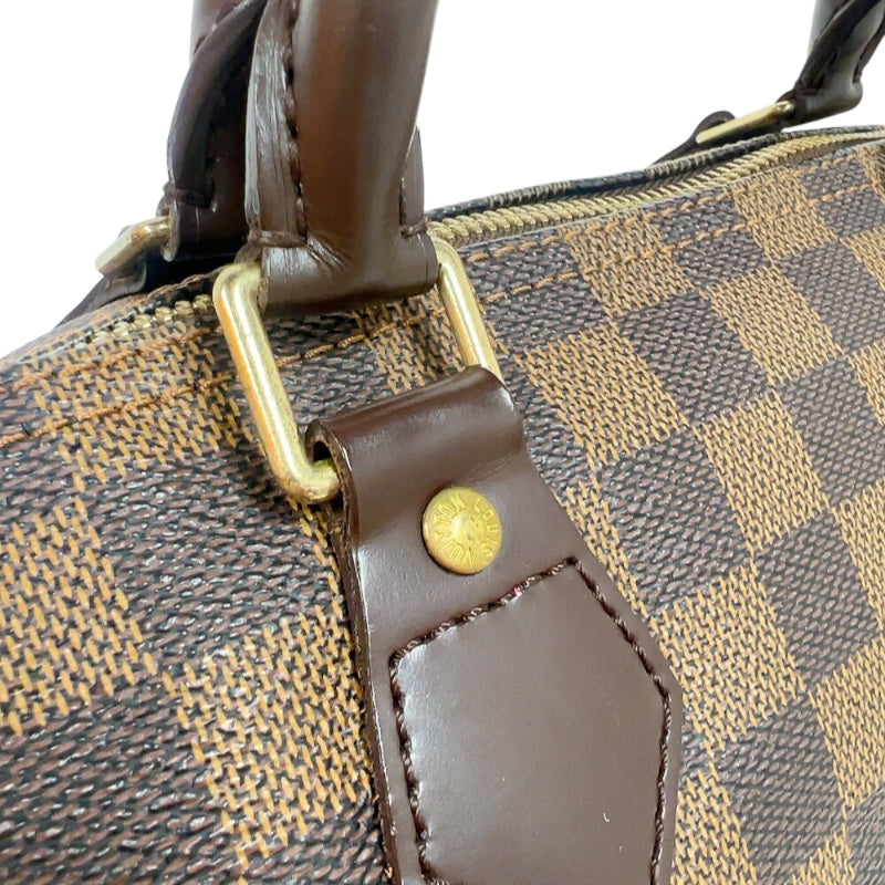 ルイ・ヴィトン LOUIS VUITTON スピーディ30 N41531 エベヌ ダミエ・キャンバス/レザー ユニセックス ボストンバッグ