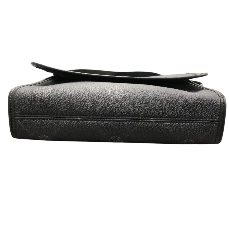 ベルルッティ Berluti フラヌールPM 90204264 ブラック キャンバス・レザー メンズ ショルダーバッグ